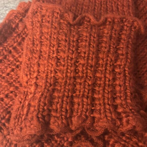 Boston Proper Cardigan in beautiful Dark Pumpkin shade size small - Picture 5 of 6